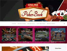 Tablet Screenshot of online-poker-book.net